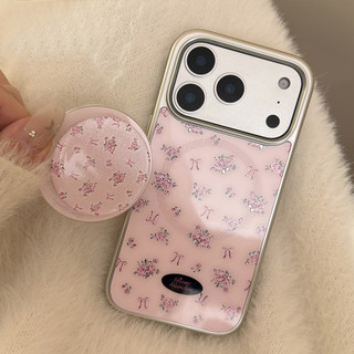 Hàn Quốc Hoa Hồng Từ Tính Có Giá Đỡ Cho Iphone 17 17pro 16 15 14 11 12 13 PRO MAX Vỏ Bảo Vệ MT2728