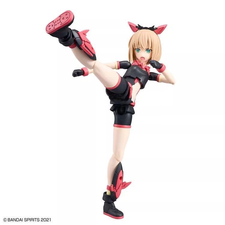 Hàng sẵn có Miễn phí vận chuyển Bandai 30MS Tiasha Dahlia Hoa Dress Up Color Matching B Machine Girl Movable Assembly Model