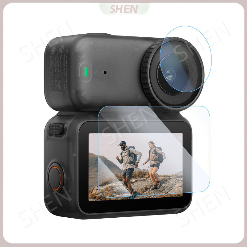 PULUZ Fat Niu Thích hợp cho DJI DJI Osmo Nano Màn hình máy ảnh thể thao Phim cường lực + Phim Hydrogel ống kính