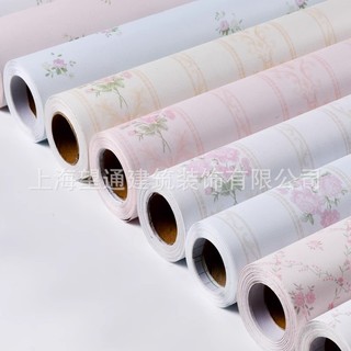 ☀Phong Cách Nhật Bản Phong Cách Hàn Quốc Mục Vụ Hoa Nhỏ Tự Dính Giấy Dán Tường Cô Gái Màu Hồng Hộ Gia Đình Tân Trang Dán Ký Túc Xá Sinh Viên Chống Thấm Nước E18 4A5