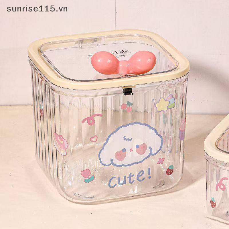 SSVN Phụ Kiện Trong Suốt Hộp Sắp Xếp Hộp Bảo Quản Đa Năng Cho Dây Buộc Tóc Trang Sức Phòng Tắm Để Bàn Có Sắp Xếp Lưu Trữ.