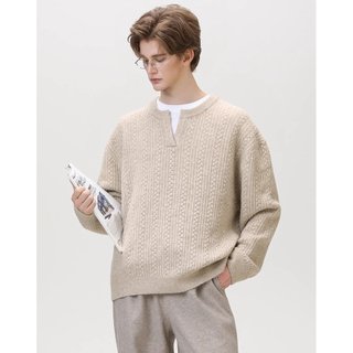 Áo len dệt kim nam ESEA phong cách Harajuku Nhật Bản, unisex chất lượng cao