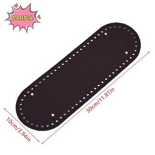 [PNPIA] Đáy hình bầu dục 30 * 10cm cho túi dệt kim Phụ kiện túi da Đáy thủ công DIY Túi móc đáy Túi màu trơn Phần VN