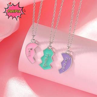 [PNPIA] 1 Bộ Dây Chuyền BFF Cho Chị BFF Sinh Nhật Tình Bạn Trang Sức Quà Tặng Người Bạn Thân Nhất Mãi Mãi Vòng Cổ Cho 3 Cô Gái Phù Hợp Với Trái Tim Mặt Dây Chuyền VN