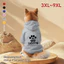 Áo Hoodie cho chó lớn 3XL-9XL, in hình chân chó hợp thời trang, phong cách chui đầu, Có 6 màu, Vải mềm, Thoải mái, thoáng khí, ấm áp, có thể giặt được, Thích hợp cho tất cả các giống chó lớn