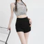 Quần Lót Thiếu Hot Girl Quần Legging Nữ Nhỏ Đen Bên Ngoài Mặc Cao Cấp Skinny Chống Trầy Xước Quần Nóng 5.12