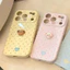 Wave Dot Cartoon Dog cho iPhone 17promax Trường hợp điện thoại 15plus Dễ thương 14Pro