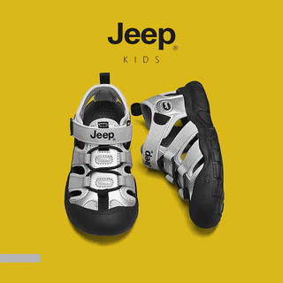 JEEP Youth Mùa Hè Giày Sandal Ngoài Trời Nam Giày Nữ Lưới Thoáng Khí Đệm Chống Trơn Trượt Giày Thường
