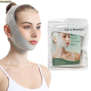 [Vận chuyển nhanh] Dây đeo nâng cơ mặt HOMELYHUB, Đai nâng cơ mặt có thể điều chỉnh thoáng khí, Làm mát di động Hình chữ V Điêu khắc mặt có thể tái sử dụng Chăm sóc da khi ngủ