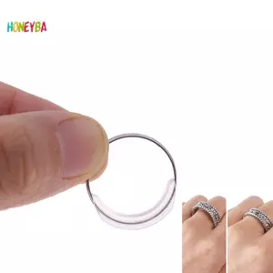 < Honeyba > Bảo vệ kích thước vòng có thể điều chỉnh 8 miếng đệm silicon vô hình cho vòng rời Thoải mái linh hoạt để bảo vệ mài mòn hàng ngày Đẹp