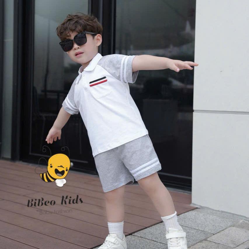 Bộ quần áo THOMBROW  cho bé trai , Bộ quần  áo chất COTTON mềm thoải mái cho bé
