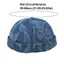 Mũ Docker PYCOU, Mũ Skullcap không vành có thể điều chỉnh bằng Cotton, Mũ dưa thông thường thoáng khí chống gió thời trang Hip Hop