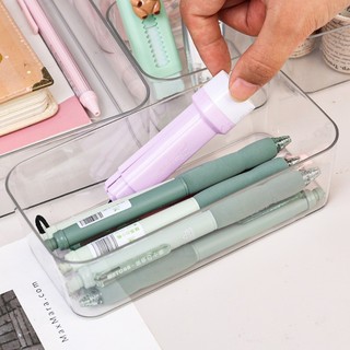 Hộp lưu trữ máy tính để bàn trong suốt đa chức năng / Hộp sắp xếp ngăn dày Acrylic
