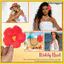 Trang trí hoa nhân tạo Hoa nhiệt đới Hoa dâm bụt Luau Hawaii giả khxinggao