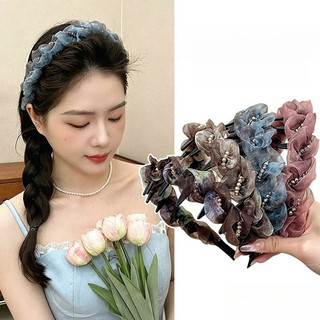 Băng Đô Đính Hạt Mờ Cao Cấp Nữ 2026 Phong Cách Mới Hàng Ngày Phù Hợp Với Tóc Gãy Tidy-up Băng Đô