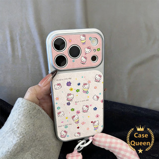 Cho IPhone 15 11 16 12 17 13 14 Pro Max 17 Air 14 Plus Phim hoạt hình toàn màn hình Kitty Cat Instant Sticker Case