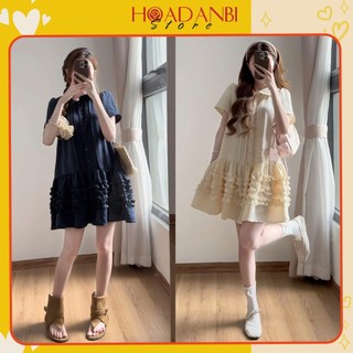 Váy babydoll thắt eo xếp ly chiết eo nhẹ nhàng dáng xòe - Váy dáng suông tiểu thư