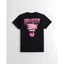 Hollister Nam Phong Cách Đường Phố Mỹ Top Cơ Bản Họa Tiết Graffiti Áo Thun Cổ Tròn Tay Ngắn