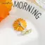 AqToCna Pha Lê Sang Trọng Hoa Hướng Dương Thổ Cẩm Chân Nữ Trang Sức Thời Trang Tình Bạn Tiệc Cưới Văn Phòng Áo Phụ Kiện Huy Hiệu AqToCna