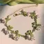 Kudosation Vintage Thiết Kế Pháp Mori Lily Của Thung Lũng Ngọc Trai Vòng Tay Handmade Trang Sức Thời Trang Rừng Series Vòng Tay Nữ Trang Sức Đẹp