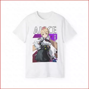 GC1 Alice Zenless Zone Zero Áo thun Anime Fan Tee tay ngắn 110cm-6XL GC1