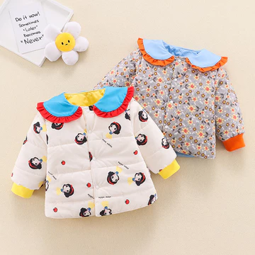 Quần Áo Trẻ Em Phong Cách Mới Thu Đông Mỏng Cotton Plus Cotton Áo Nam Nữ Áo Cotton Bé Áo Khoác Quần Áo Trẻ Em Quần Áo Áo Đi Chơi Áo
