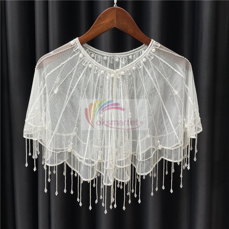 Nhẹ Thời Trang Sang Trọng Phong Cách Mới Công Nghiệp Nặng Kim Sa Lấp Lánh Đính Hạt Ngọc Trai Nữ Phù Hợp Với Loose Influ