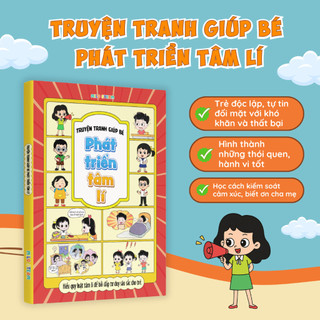 Sách truyện tranh phát triển tâm lý & EQ - Rèn kỹ năng sống tự tin, tự lập cho bé