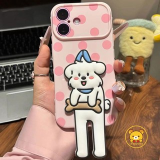 Ốp Điện Thoại Cho Chó Mèo Dễ Thương Cho Redmi Note 15 14 13 Pro Plus 12 11T 11S Turbo 5 Max 5G 4G Vỏ Hoạt Hình Chấm Bi Bên Trái Tim Tình Yêu Vỏ Mềm