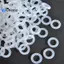 120 Cái Bộ giảm chấn công tắc chữ O bằng cao su silicon màu trắng cho bàn phím Cherry MX Đẹp