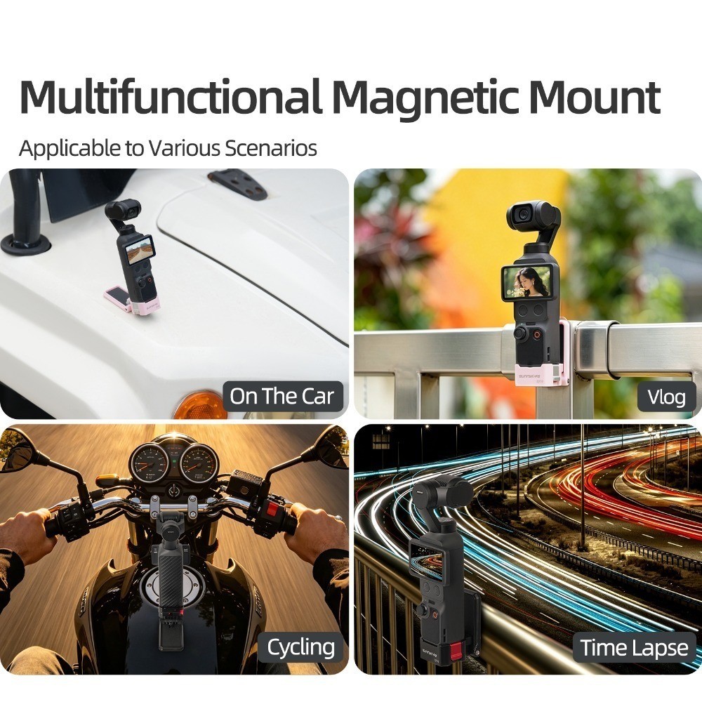 Dành cho DJI Osmo Pocket 4 / 3 Giá đỡ từ tính nhanh cho DJI Osmo Pocket 4 / 3 Đế có thể điều chỉnh cho DJI Osmo Pocket 4 / 3 Phụ kiện chụp ảnh di động
