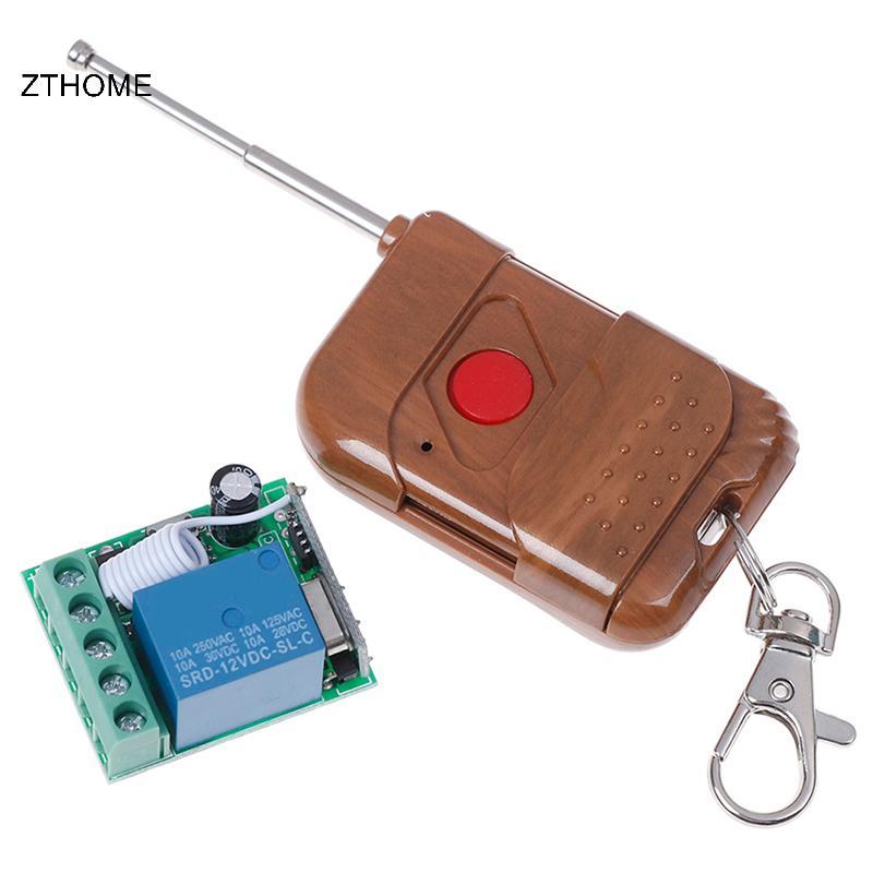 Bộ thu công tắc điều khiển từ xa rơle không dây ZTHOME DC 12v 1 kênh có bộ phát HOT