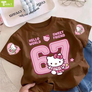 COD✅ (Hồ Chí Minh)Kids T Mall Áo phông tay ngắn In hình hoạt hình Áo Kiểu rộng và ấn tượng Trẻ em thời trang #VN659