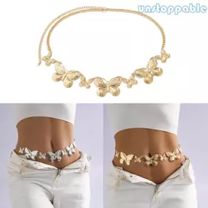 Unstop * Bướm Eo Dây Xích Cơ Thể Đi Biển Eo Dây Xích Thời Trang Cơ Thể Trang Sức Dây Xích Cho Nữ Và Bé Gái