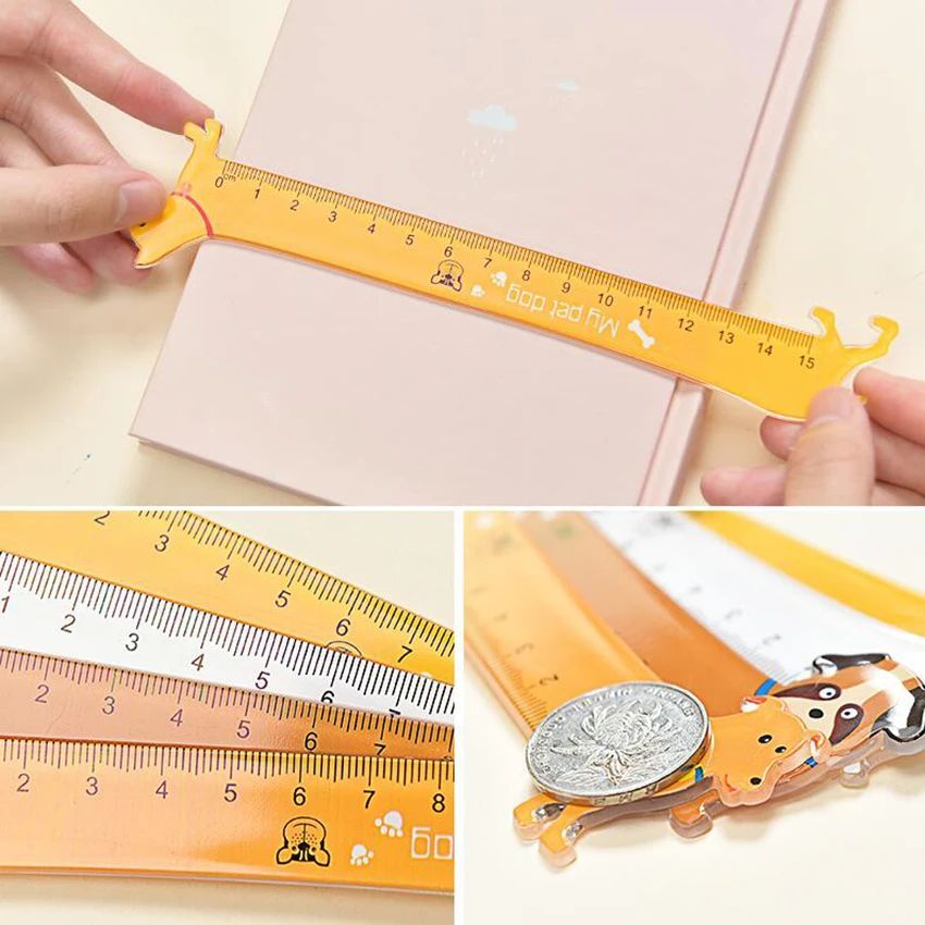 Thước dài 12cm hình bé động vật dễ thương