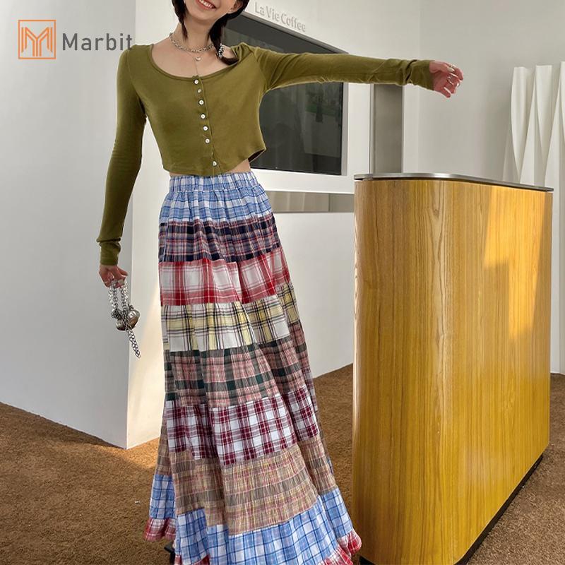 Váy Marbit Boho Kẻ Sọc Phong Cách Retro Chữ A, Thích Hợp Mùa Hè