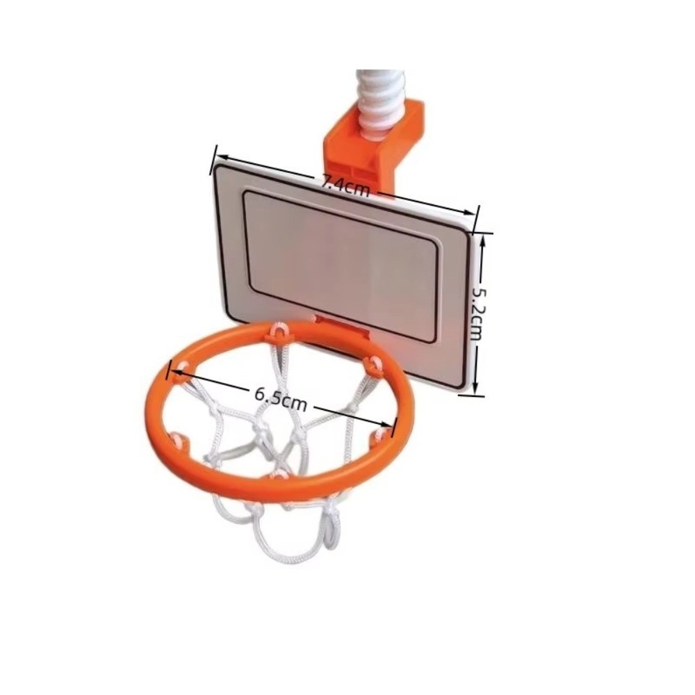 Đồ trang trí mô hình đồ chơi bóng rổ để bàn PWSSEND, Bộ đồ chơi Mini tương tác cho gia đình, sáng tạo không cần khoan, mô phỏng giảm stress, quà tặng cho bé