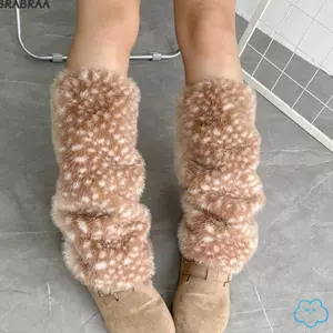 Dây buộc tóc BRBRAA và khăn ấm nai sừng tấm - Bộ phụ kiện cosplay dễ thương dành cho thu đông