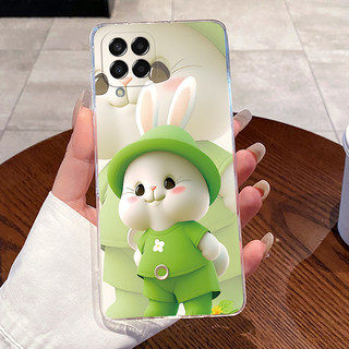 Dành Cho Samsung M33 5G M336B M336K Dành Cho Samsung Galaxy M33 M53 5G Ốp Lưng Trong Suốt Sang Trọng Dễ Thương Thỏ Tình Yêu Ngộ nghĩnh Silicon Mềm Ốp Lưng