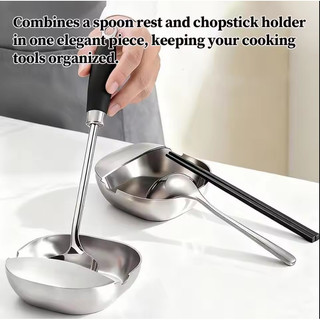 304 Muỗng Kim Loại Còn Lại Dụng Cụ Tự Đóng Chân Đế Giá Đỡ Thìa Thìa Nhà Bếp Quầy Bếp
