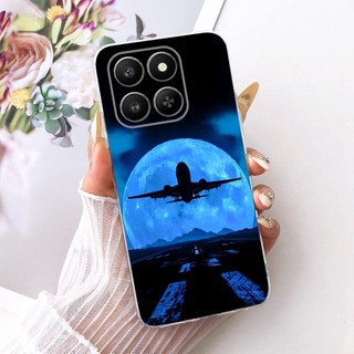 Ốp Lưng Mát Cho Honor X7d 2025 Vỏ LGN-NX1 Vỏ Mèo Rồng In Hình Silicon Mềm Ốp Điện Thoại Cho Honor Play 10T LOG-AN10 Vỏ