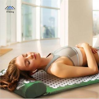 ELBBKG 1 Bộ Thảm Tập Yoga Bấm huyệt Đệm Massage Cơ Thể Kim Với Gai Máy Mát Xa Chân Thể Dục Pilates Mới