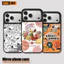 Ốp điện thoại Snoopy Flowers Caseify cho iPhone 17 ProMax Tương thích với iPhone 16 15 14 13 12 Promax iPhone13 Vỏ điện thoại