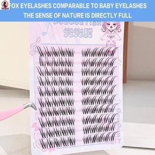 Lông mi giả 7-12mm Chiều dài hỗn hợp Dây nâng trong suốt Khối lượng tự nhiên Lông mi sợi đen cho bữa tiệc hàng ngày Chụp ảnh
