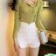 Đen Siêu Quần Short Hot Girl Skinny Ôm Hơn Nhìn Nóng Quần Quấn Mông Nữ 2024 Cao Cấp Ôm Hơn Nhìn Giày Bốt Quần 5.12