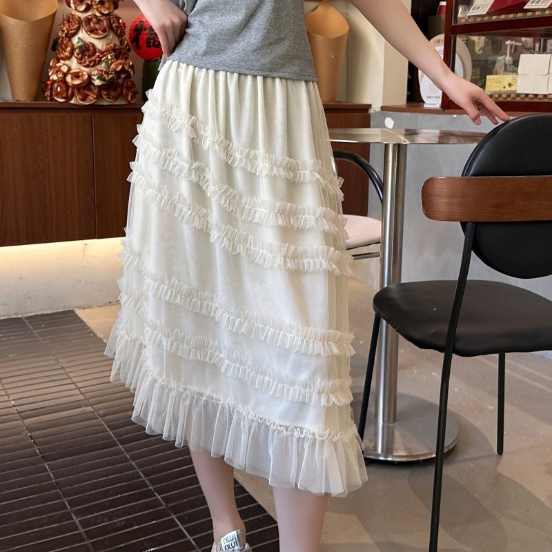Váy Nữ Plus Size Phong Cách Hàn Quốc Bánh mơ Slim Phổ Biến