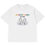 （24H SHIP）Áo thun phong cách đường phố - Tay ngắn dáng rộng - In đơn giản - 100% Cotton - Mềm, Cotton - D440
