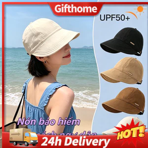 ✈️Giao Hàng 24h✈️ Mũ chống nắng khô nhanh Mũ chống nắng có thể gập lại Mũ che nắng mở có móc mặt nạ