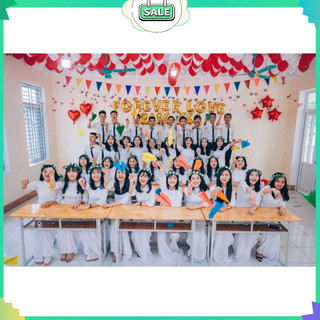 Combo Set Bóng Bay Trang Trí Lớp Học Kỷ Yếu, Tốt Nghiệp Cho Học Sinh, Sinh Viên Mùa Kỉ Yếu. DFKY5