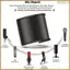 Bộ lọc micrô, Màn hình Mic với lưới kim loại và bộ lọc bọt, Phụ kiện micrô tiếng ồn